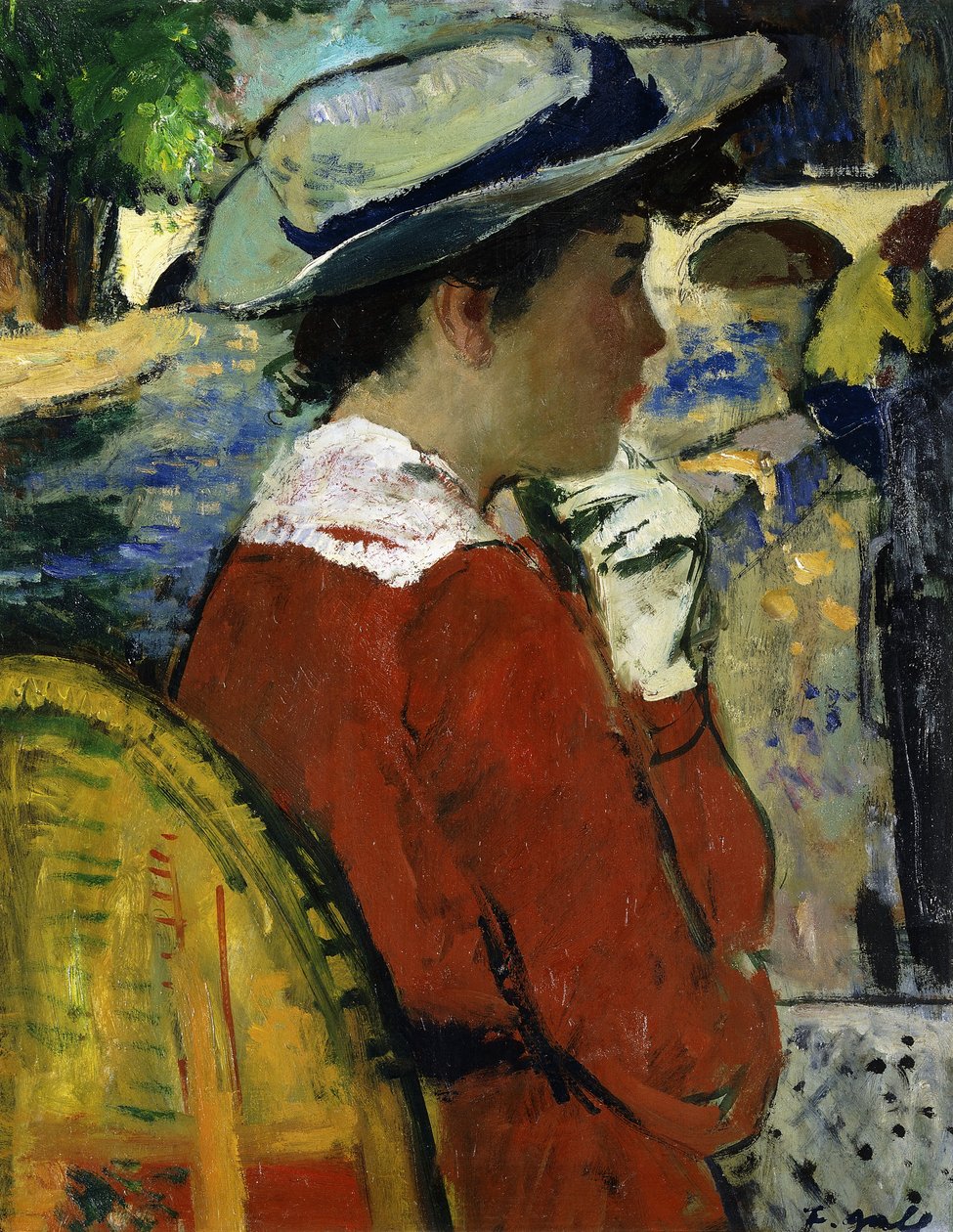 Eugenie an den Ufern der Seine, ca. 1946-47 von Francois Gall
