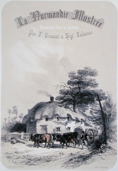 Frontispiz des Kapitels über die Region Orne in der Normandie, aus 