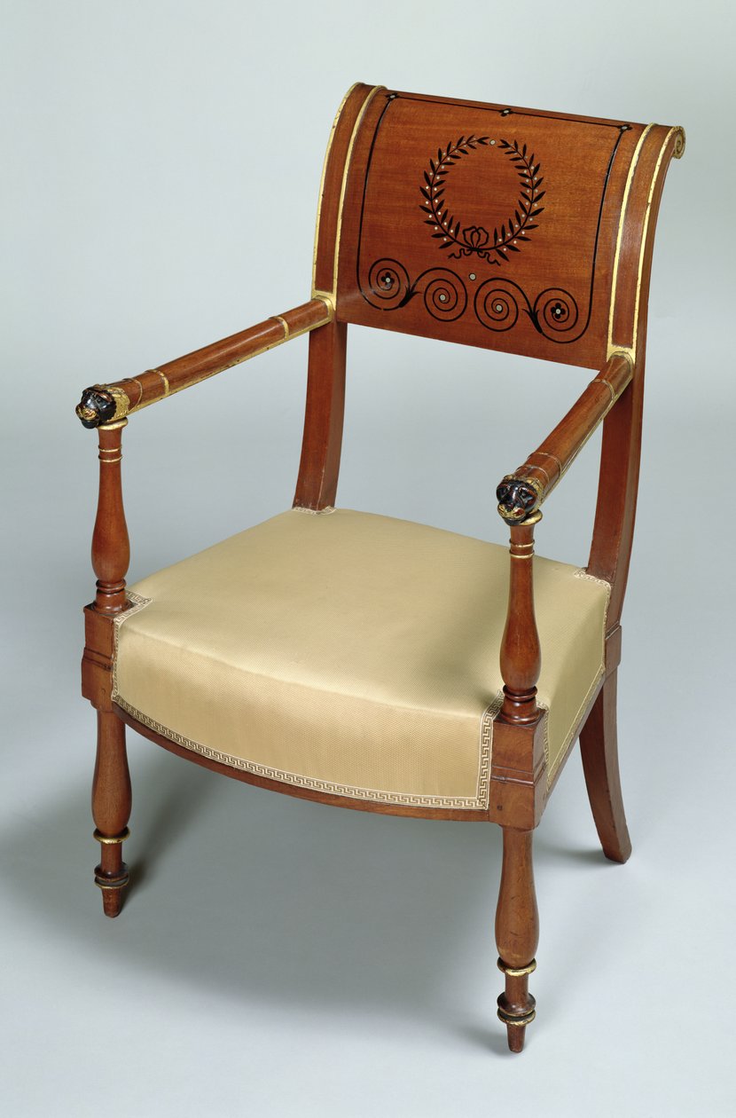 Fontainebleau-Sessel, 1796-1803 von Francois Honore Georges Jacob Desmalter