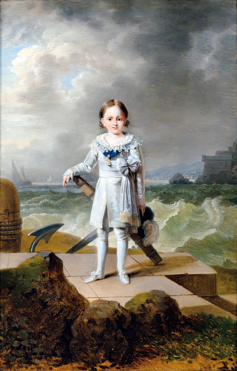 Porträt von Prinz Napoleon Louis Bonaparte (1804-1831) von Francois Josephe Kinson