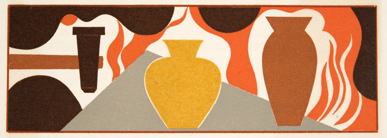 Grafische Illustration aus Prométhée Enchaîné von Aeschylus, veröffentlicht 1941 von Francois Louis Schmied