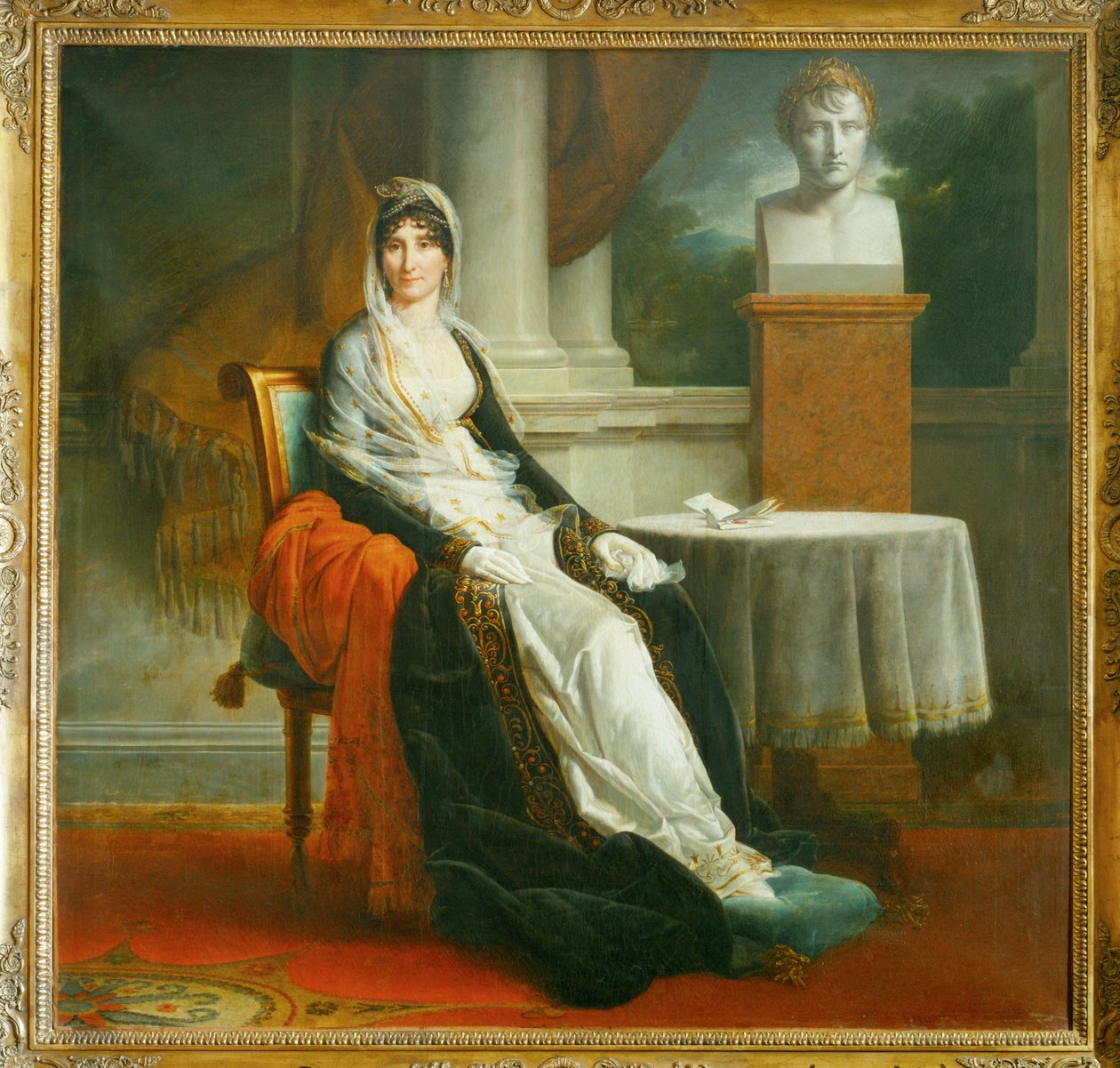 Laetitia Bonaparte, geborene Ramolino, Napoleons Mutter von Francois Pascal Simon Baron Gerard