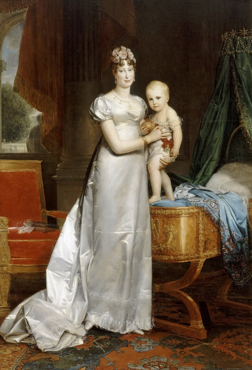 Kaiserin Marie-Louise mit dem König von Rom von Francois Pascal Simon Gerard