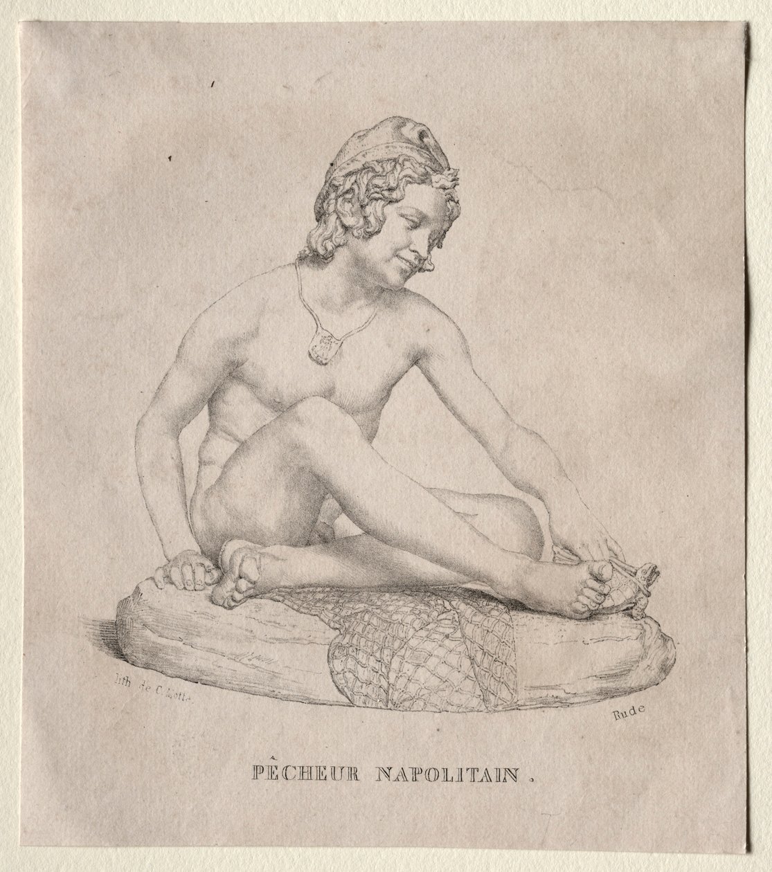 Neapolitanischer Fischer, 1835 von Francois Rude