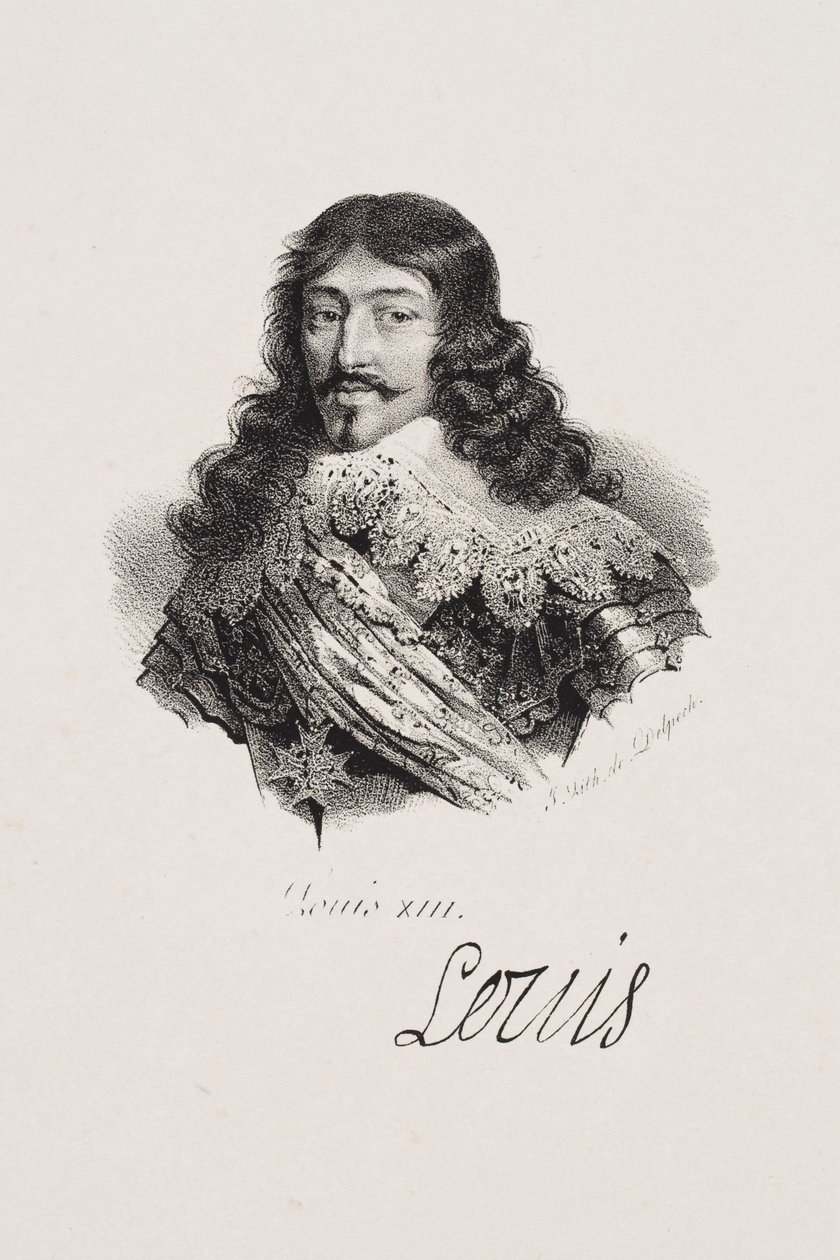 Porträt von König Ludwig XIII von Francois Seraphin Delpech