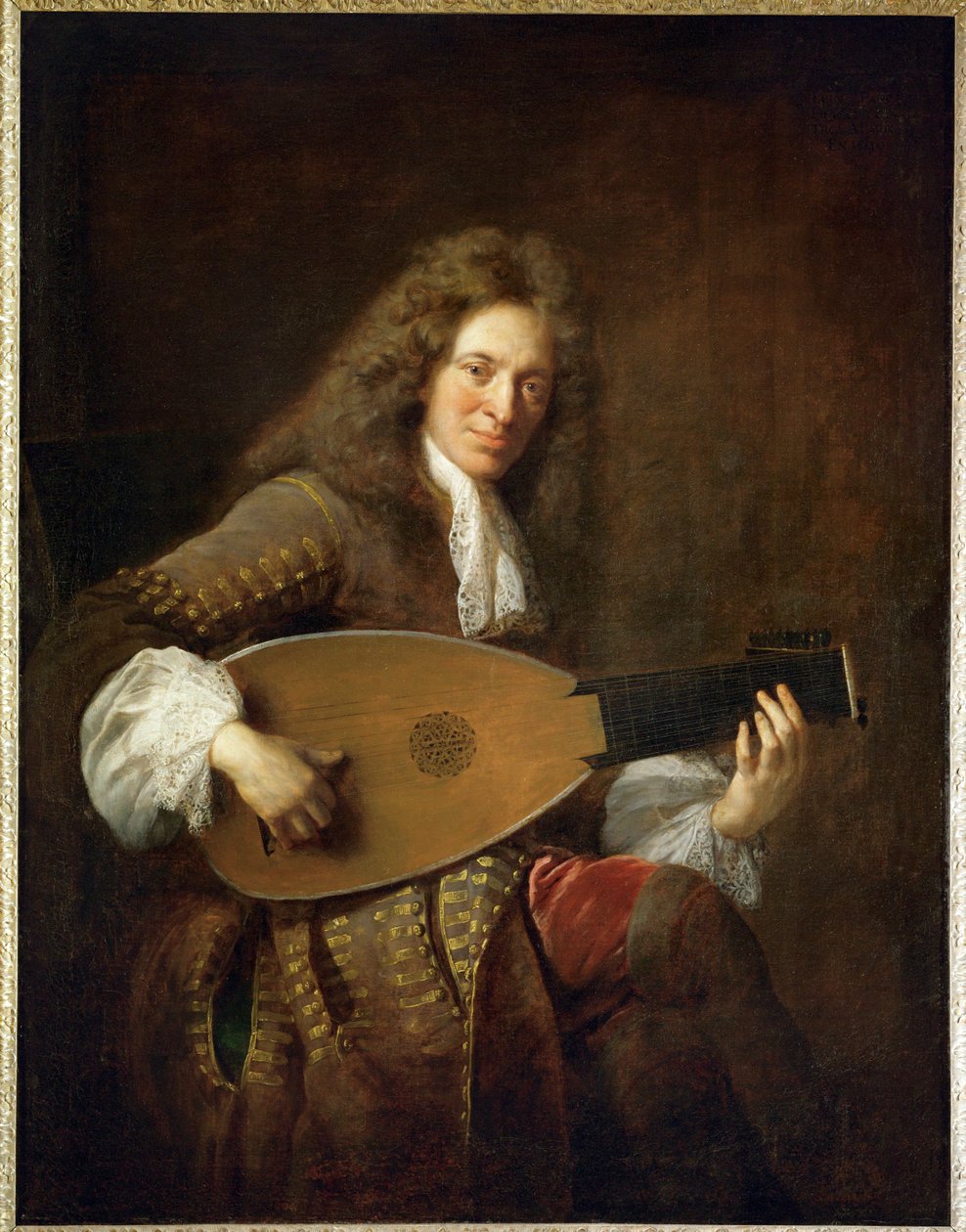 Charles Mouton, Lautenspieler von Francois de Troy