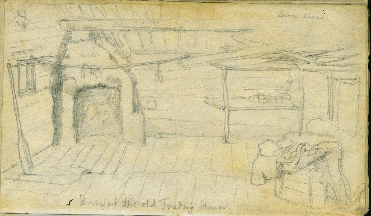 Zimmer im alten Handelshaus, 1851 von Frank Blackwell Mayer