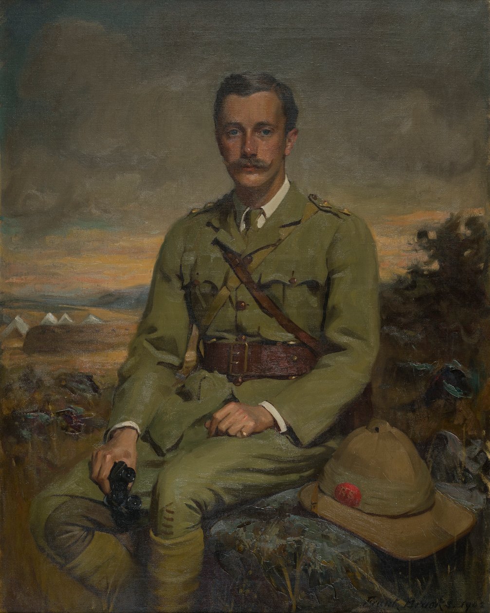Porträt von Orlando, Viscount Newport, später 5. Earl of Bradford von Frank Brooks