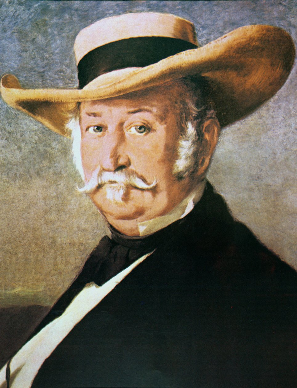 John Sutter (1803-80) 1866 von Frank Buchser: Kunstdruck