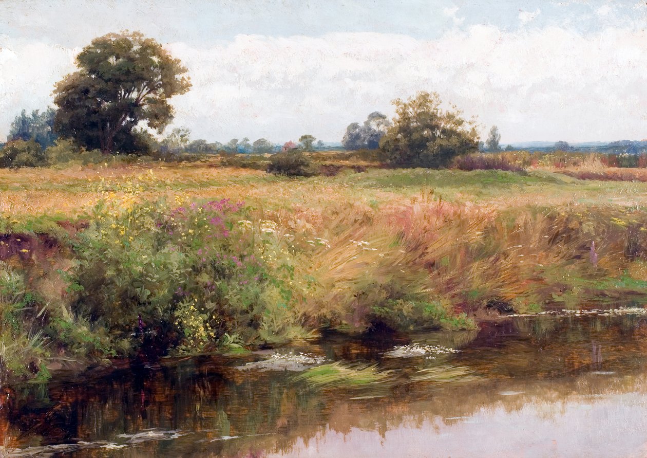 Eine Landschaft in Surrey von Frank Dicksee