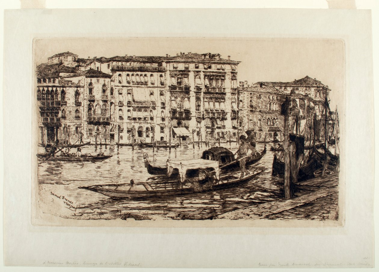 Canal Grande, Venedig von Frank Duveneck