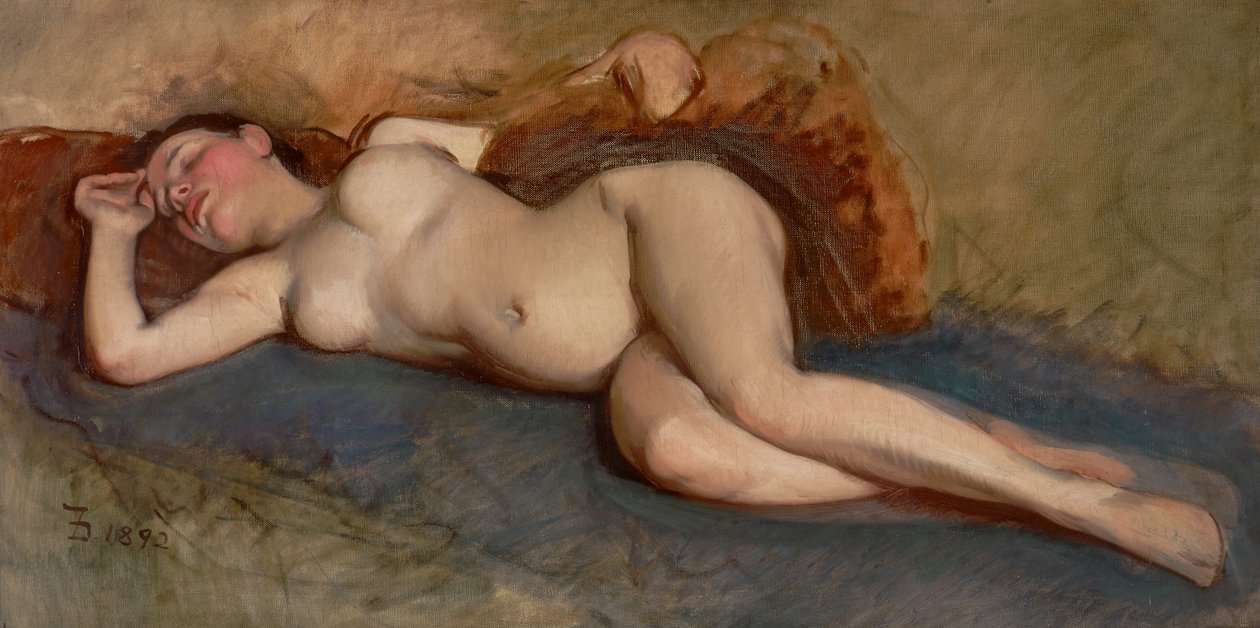 Liegender Akt von Frank Duveneck