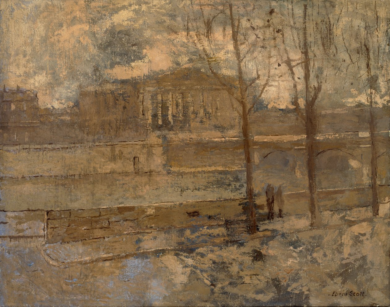 Chambre des Deputes im Nebel von Frank Edwin Scott