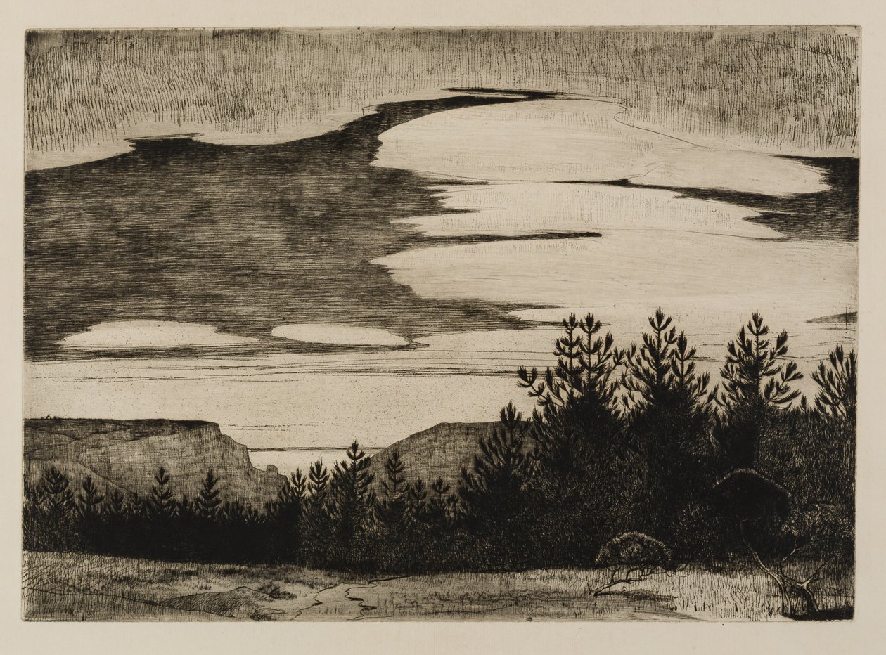 Ein Blick auf die Bucht [Lamorna] von Frank Gascoigne Heath