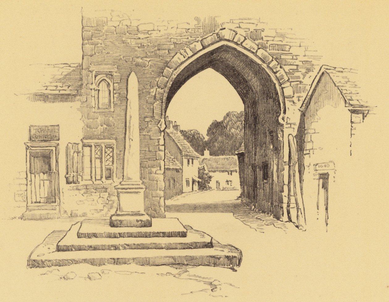 Cartmel, Das Abteitor von Frank Greenwood