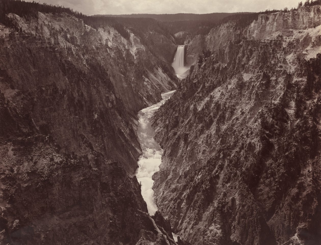 Grand Canyon des Yellowstone und Wasserfälle von Frank Jay Haynes