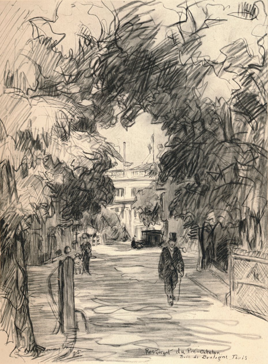 Restaurant du Pré-Catelan, Bois de Boulogne, 1915 von Frank Milton Armington