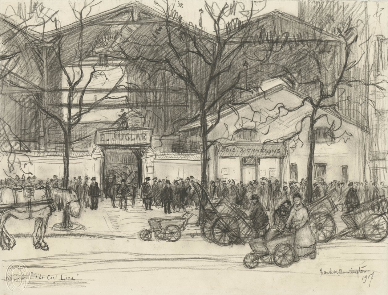 Die Kohlenlinie, 1917 von Frank Milton Armington