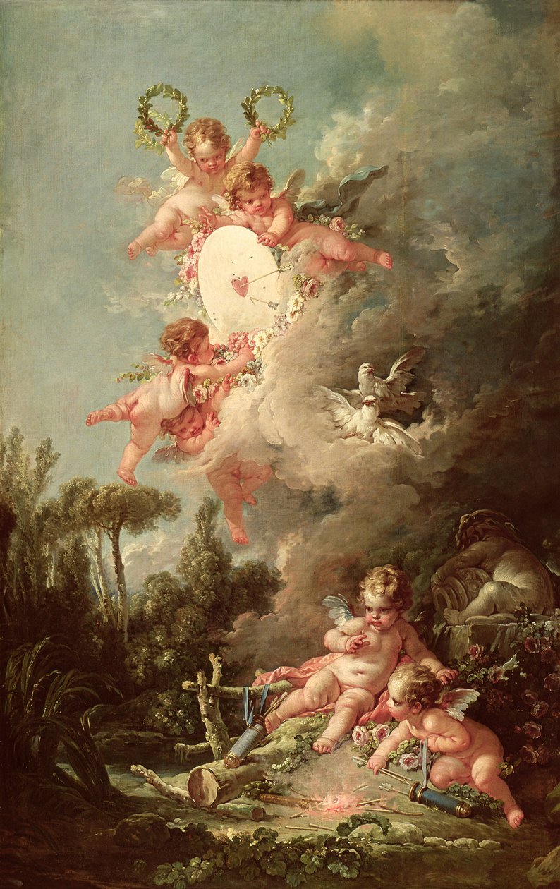 Cupids Zielscheibe, aus 