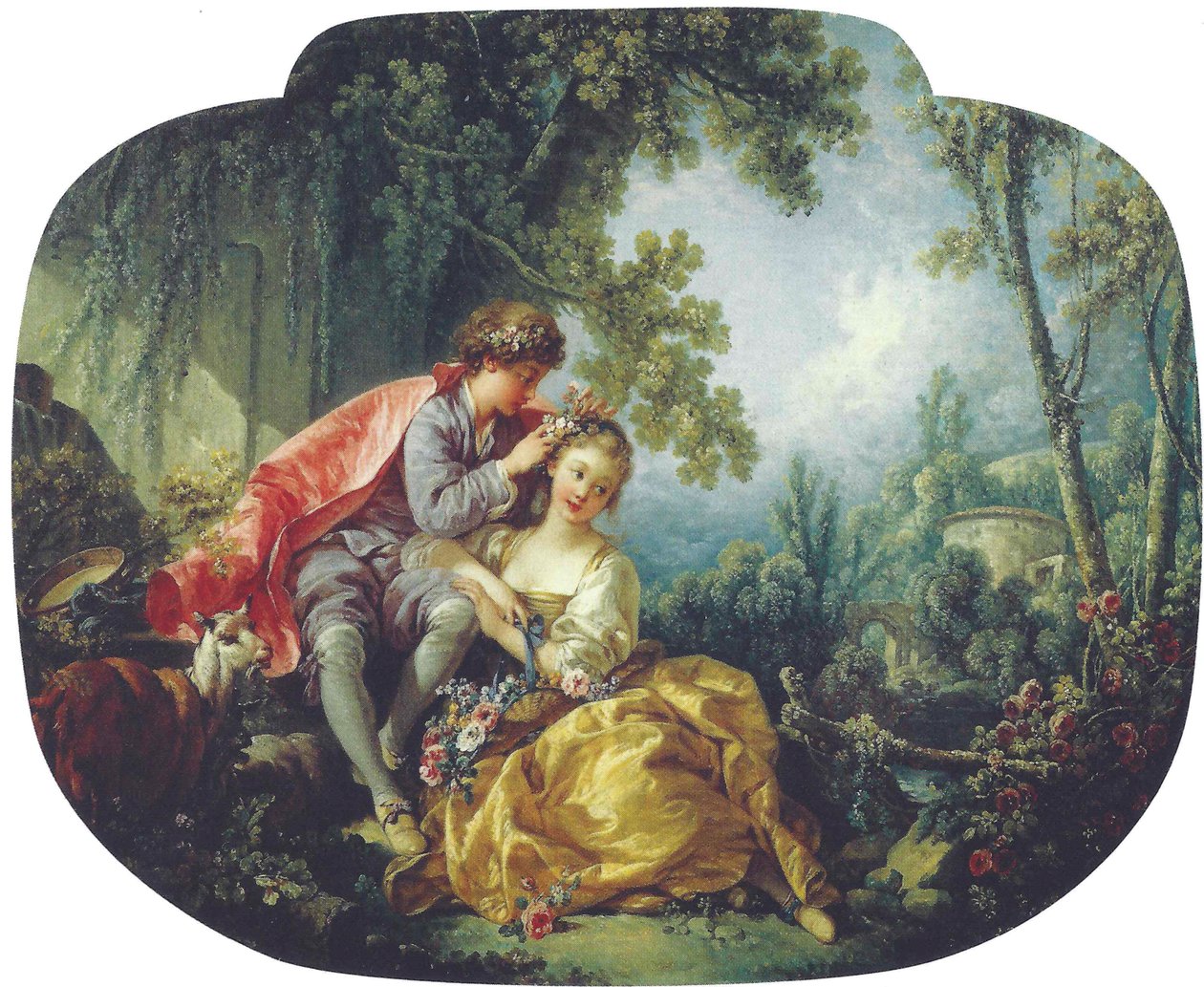 Die vier Jahreszeiten: Frühling von François Boucher