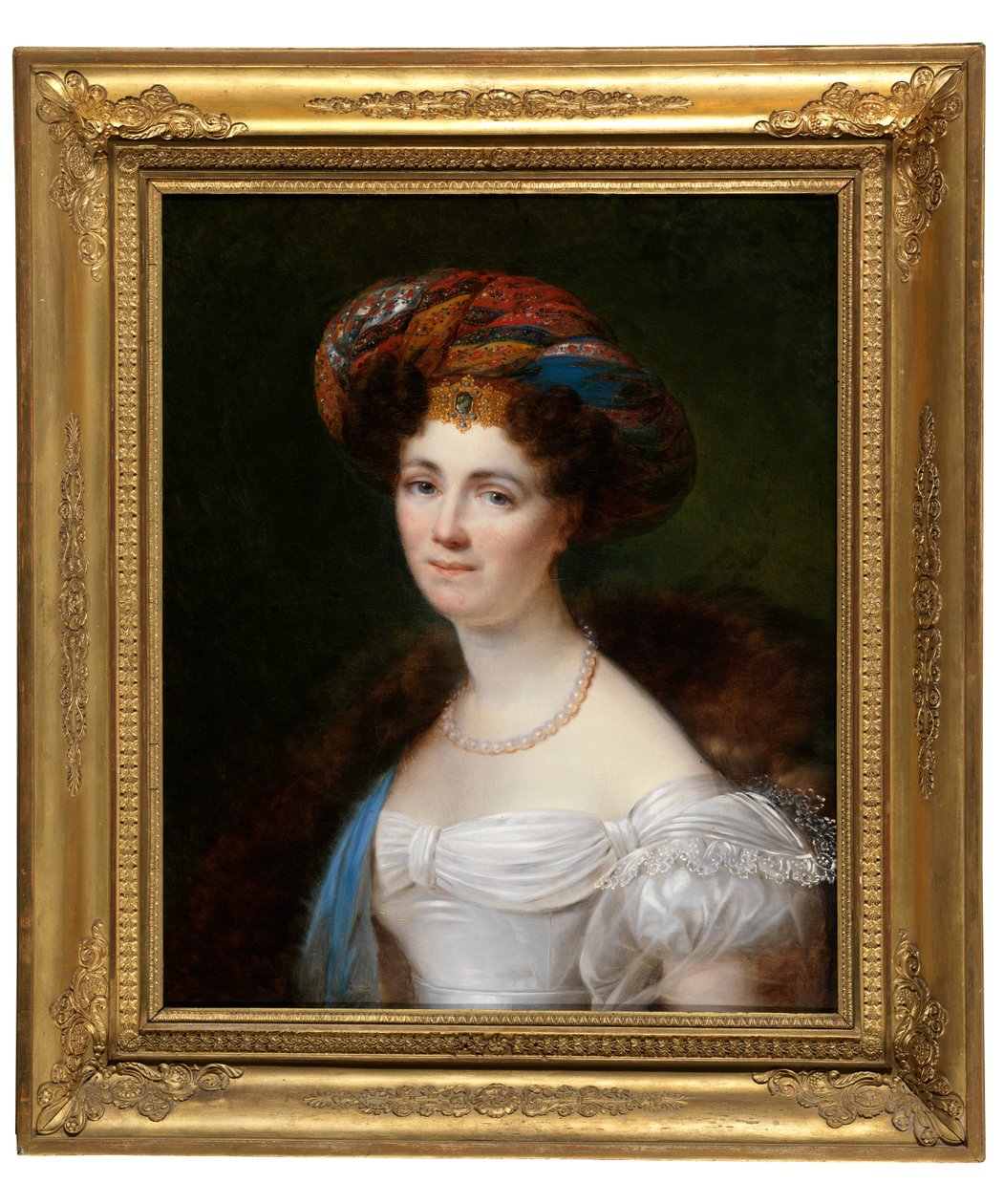 Porträt von Josephine Victoire Meslier-Duvey von François Joseph Kinsoen