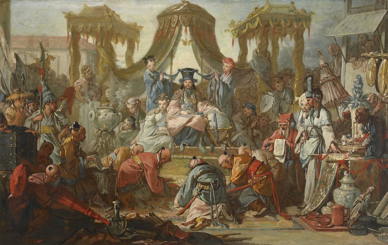 Boucher - Die Audienz des Kaisers von China, um 1742 von François Boucher