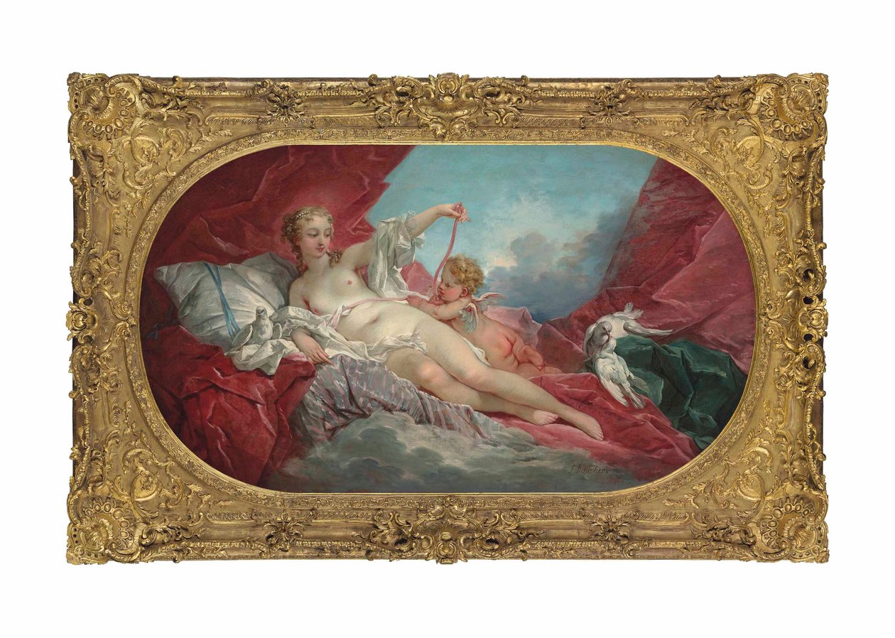Venus und Amor von François Boucher