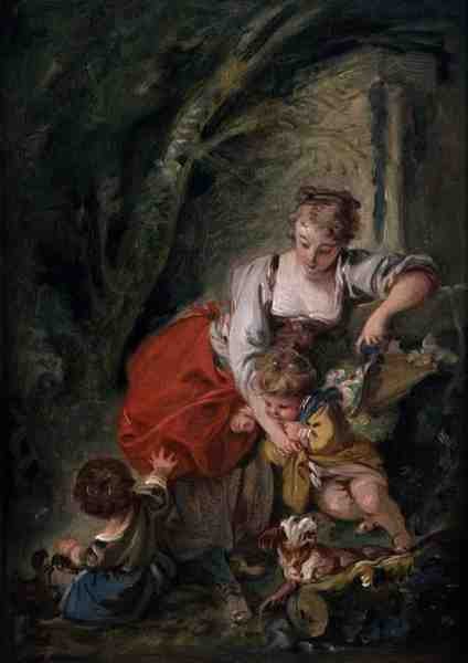 Familie, ca. 1750 von François Boucher