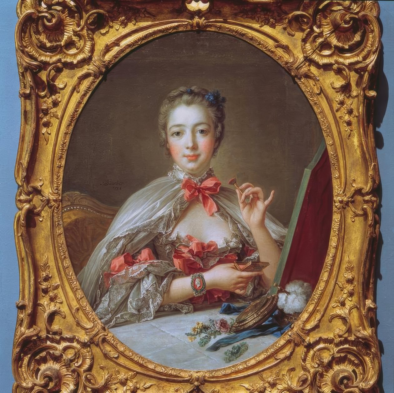 Madame de Pompadour bei der Toilette von François Boucher