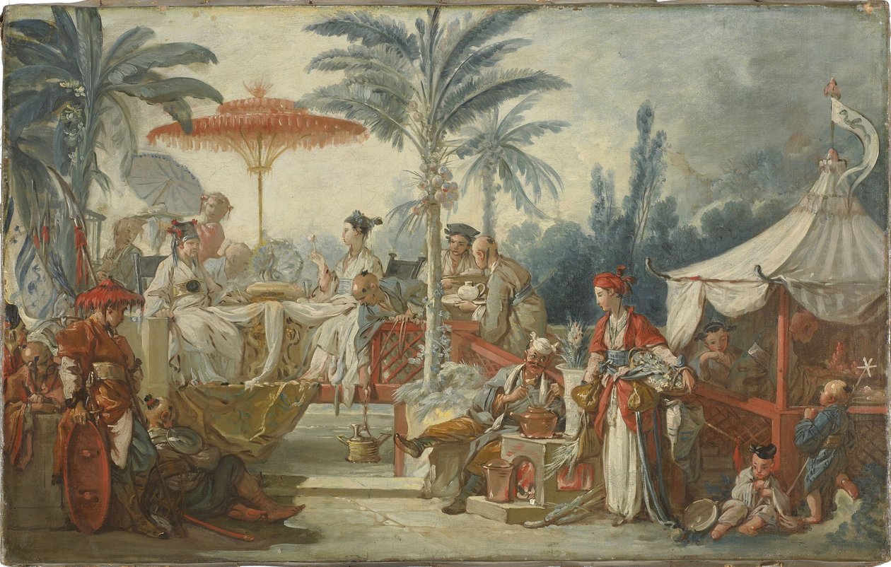 Das Mahl des Kaisers von China, 1742 von François Boucher