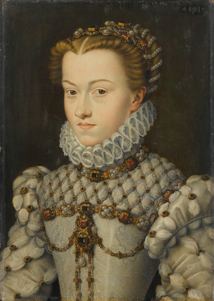 Elisabeth von Österreich 1554-1592, Königin von Frankreich, ca. 1571-1572 von François Clouet