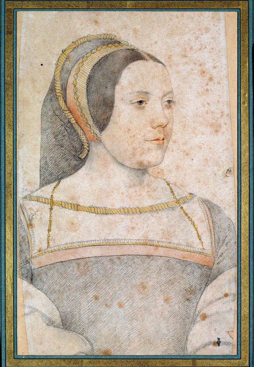 Porträt von Judith von Assigny, Ehefrau von Jean de Crequi, Herr von Cannaples (1502 - 1558) von François Clouet