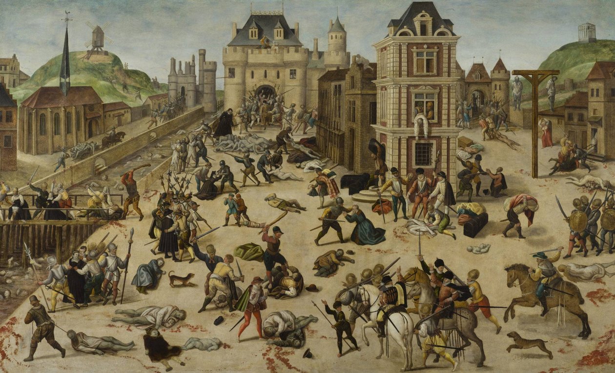 Das Massaker am Bartholomäustag von Francois Dubois