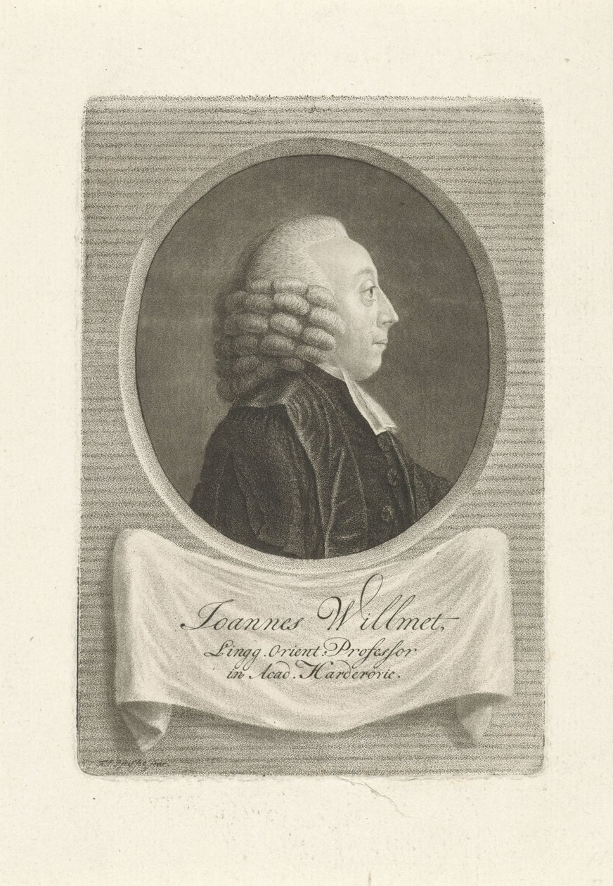 Porträt von Joannes Willmet von François Joseph Pfeiffer (I)