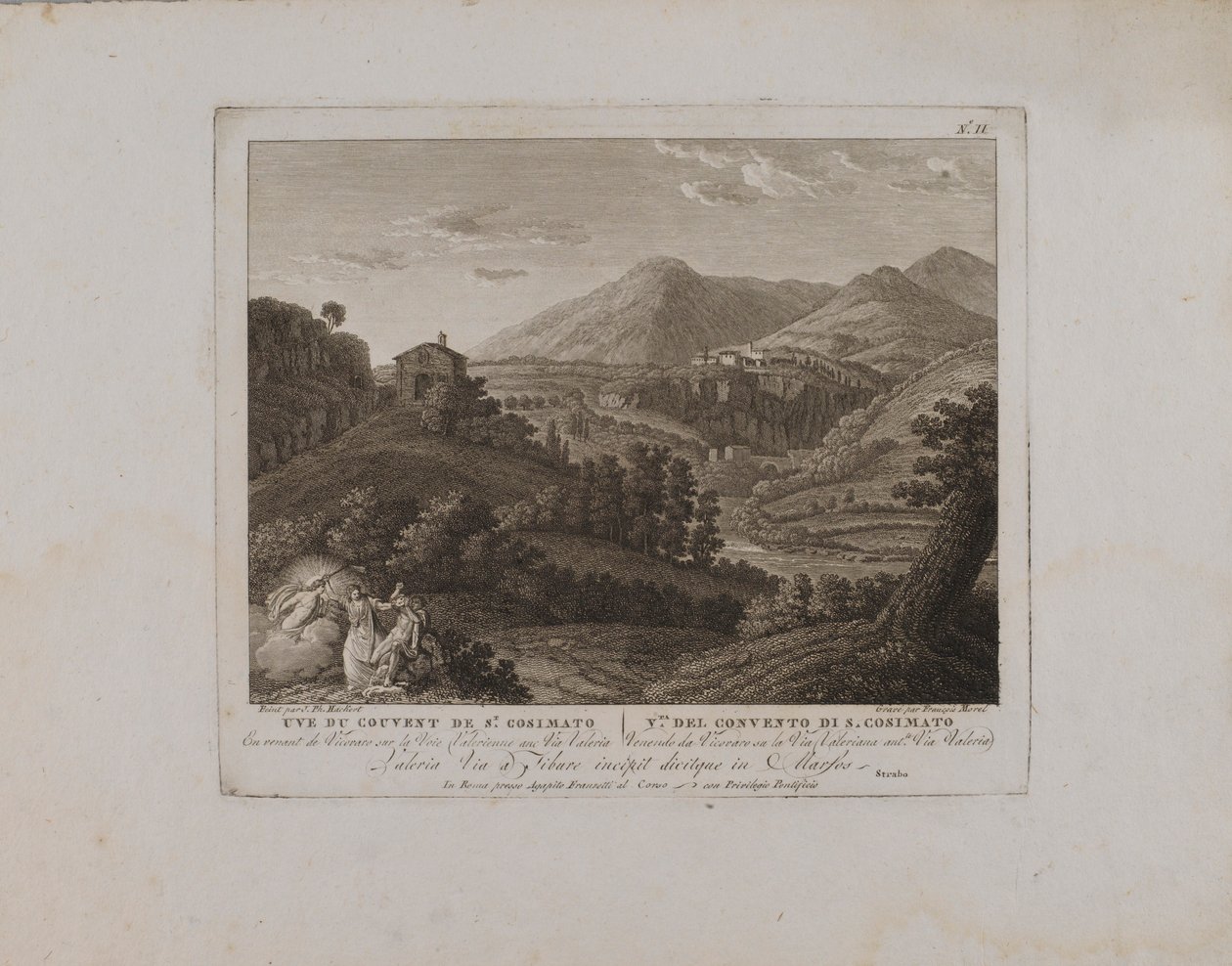 Uve (sic) des Klosters St. Cosimato (Nr. II) von François Morel