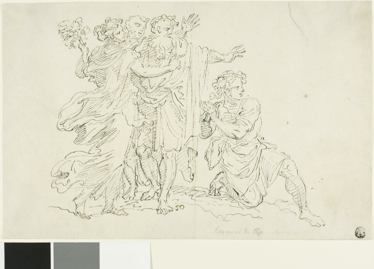 Vier klassische Figuren von François Roëttiers