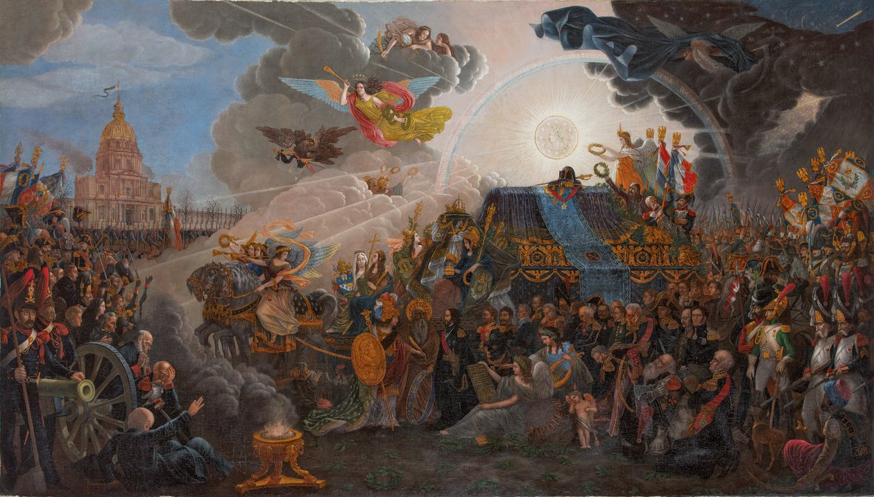Allegorie der Rückkehr der Asche Napoleons, 1840 von François Trichot