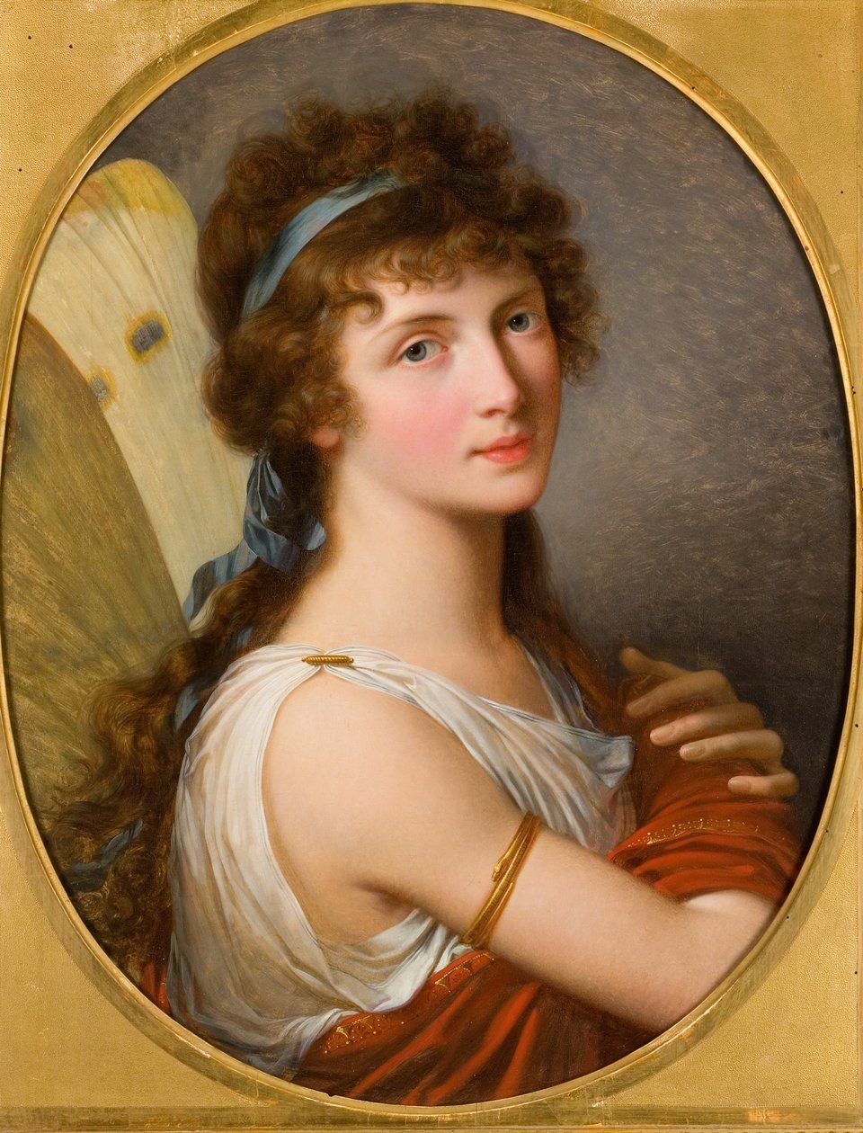 Porträt von Lady Charlemont als Psyche von Francois Xavier Fabre
