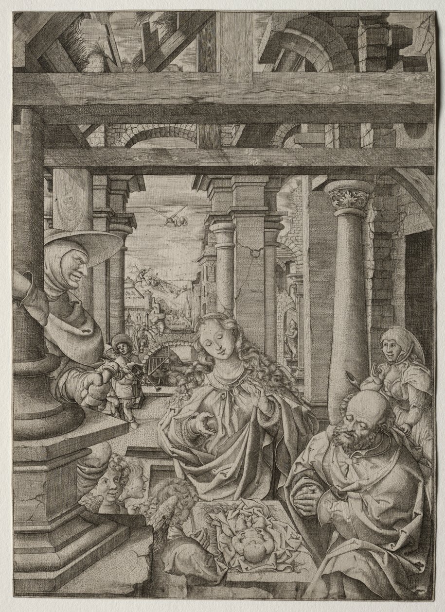 Anbetung der Hirten von Frans Crabbe van Esplegem