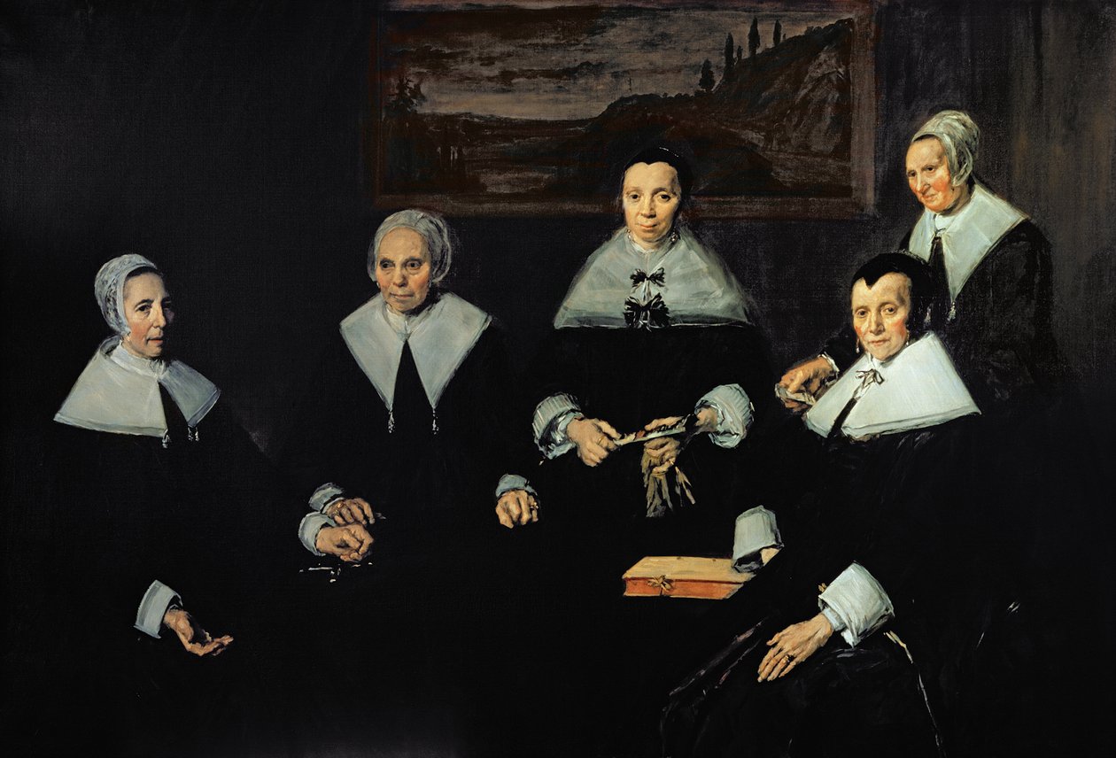 Die Regentessen des Alten Männerhauses, Haarlem, 1664 von Frans Hals