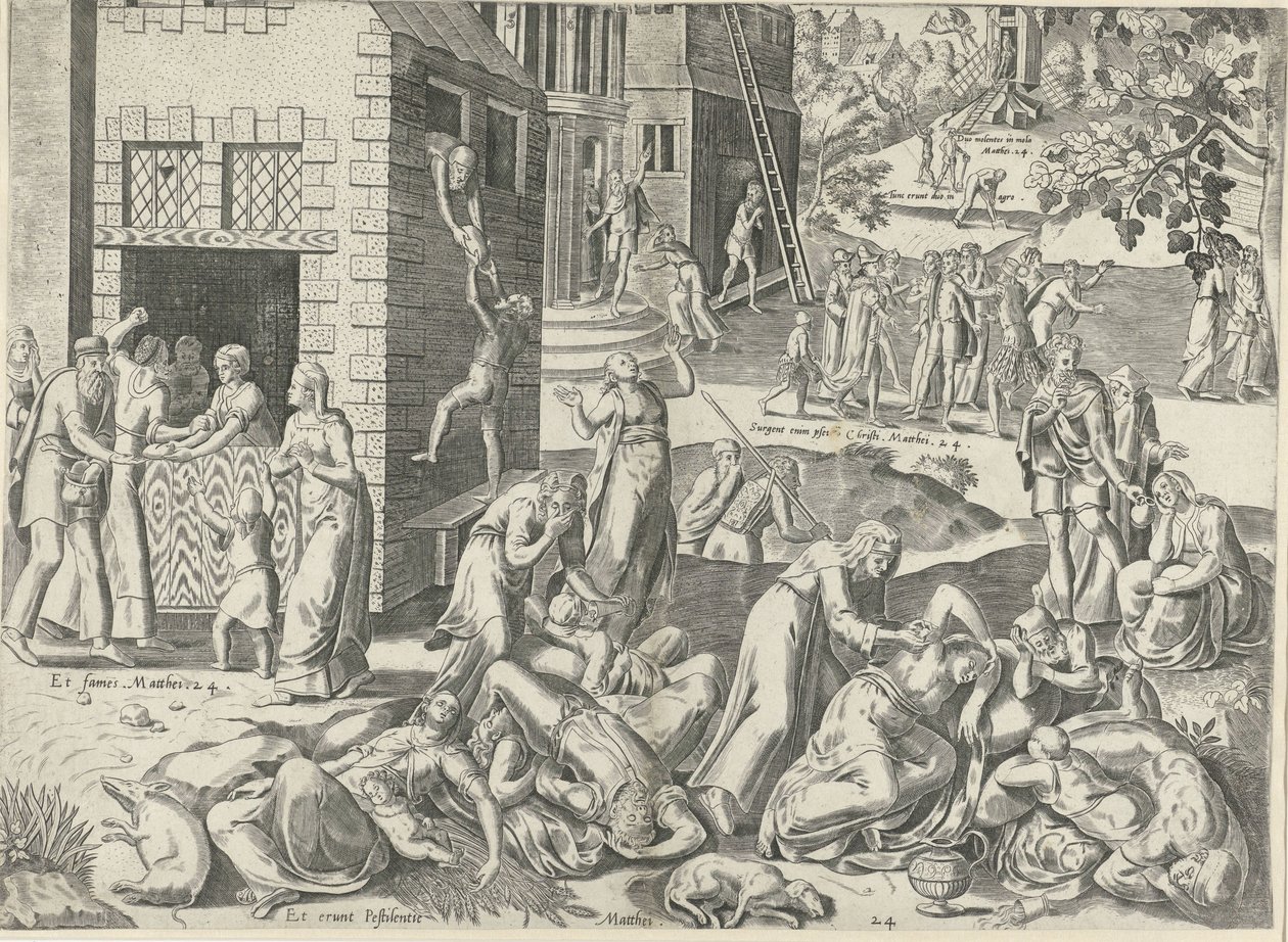 Prophezeiung Christi über das Ende der Zeiten von Frans Hogenberg