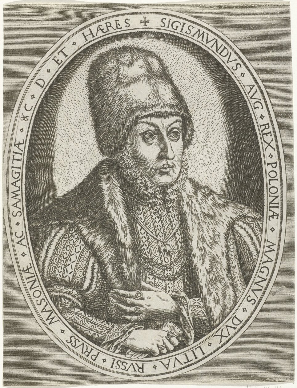 Porträt von Sigismund II. August von Frans Huys