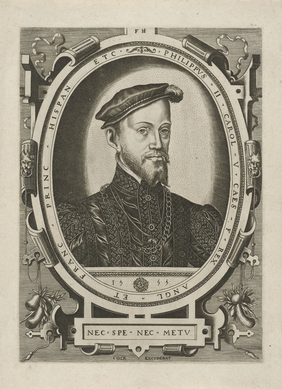 Porträt von König Philipp II. von Spanien von Frans Huys