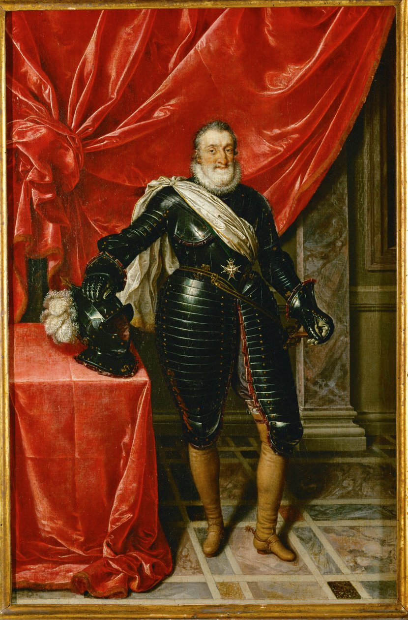 Heinrich IV., König von Frankreich, in Rüstung von Frans II Pourbus
