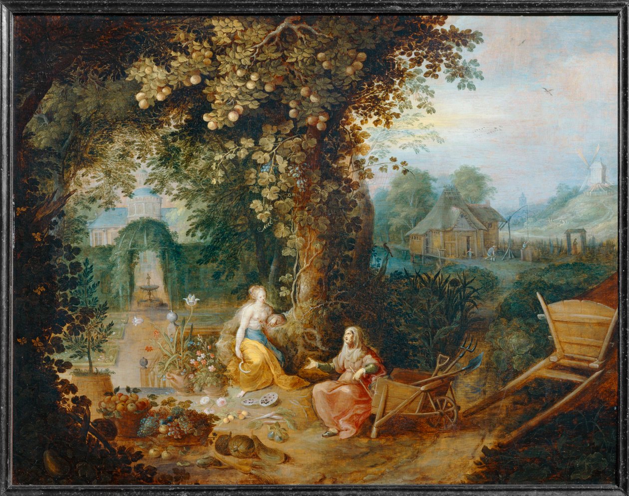 Vertumnus und Pomona von Frans II the Younger Francken