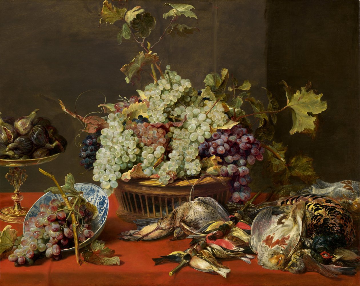 Stillleben mit Trauben und Wild von Frans Snyders