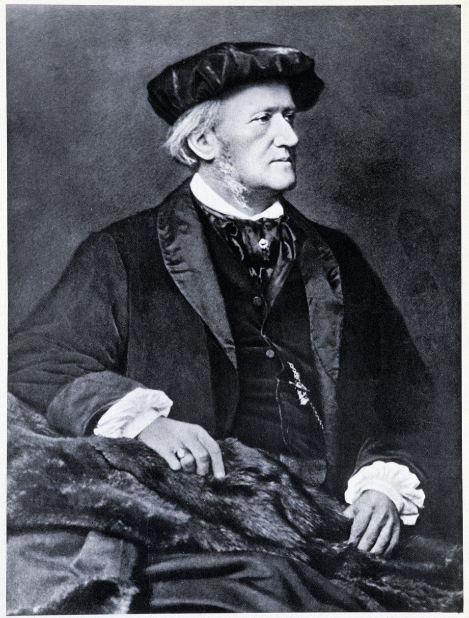 Richard Wagner - Porträt von Franz Hanfstaengl von Franz (after) Hanfstaengl