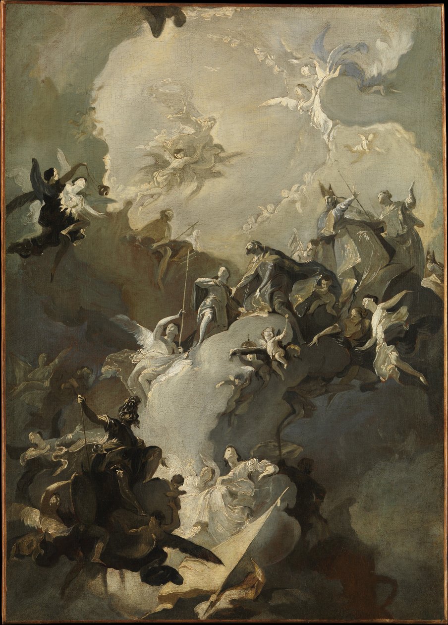 Die Verherrlichung der königlich ungarischen Heiligen von Franz Anton Maulbertsch