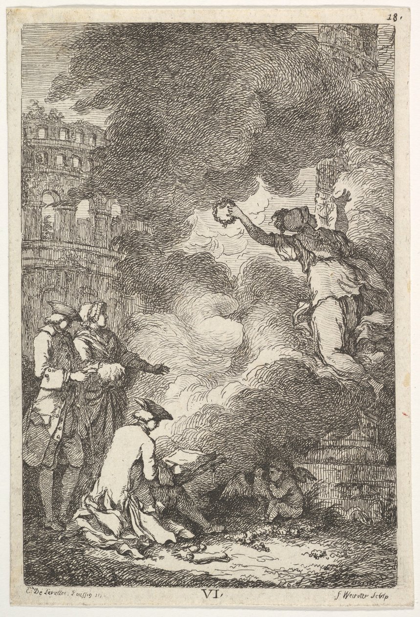 Ein Besuch in Rom im Jahr 1764 von Franz Edmund Weirotter