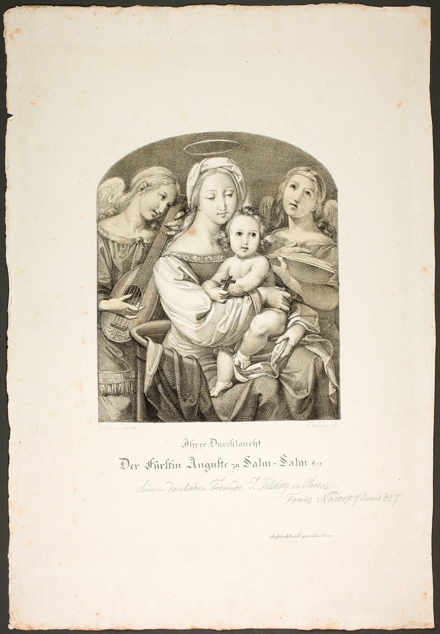 Madonna mit dem Christuskind von Franz Johann Heinrich Nadorp